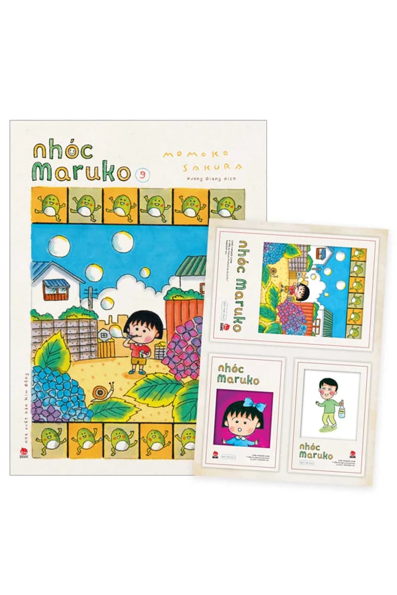Bìa Nhóc Maruko - Tập 9 - Tặng Kèm Set Postcard Polaroid