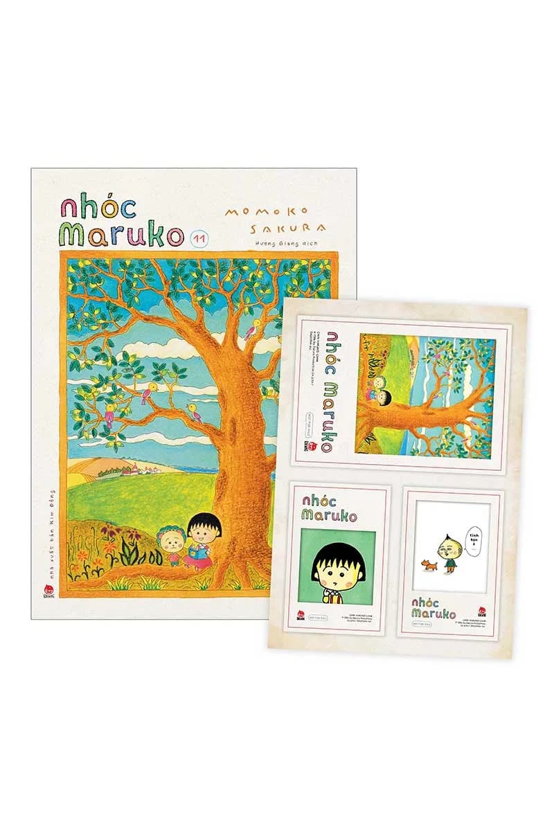 Bìa Nhóc Maruko - Tập 11 - Tặng Kèm Set Postcard Polaroid