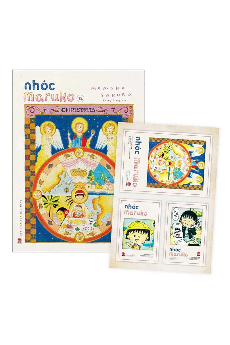 Bìa Nhóc Maruko - Tập 12 - Tặng Kèm Set Postcard Polaroid