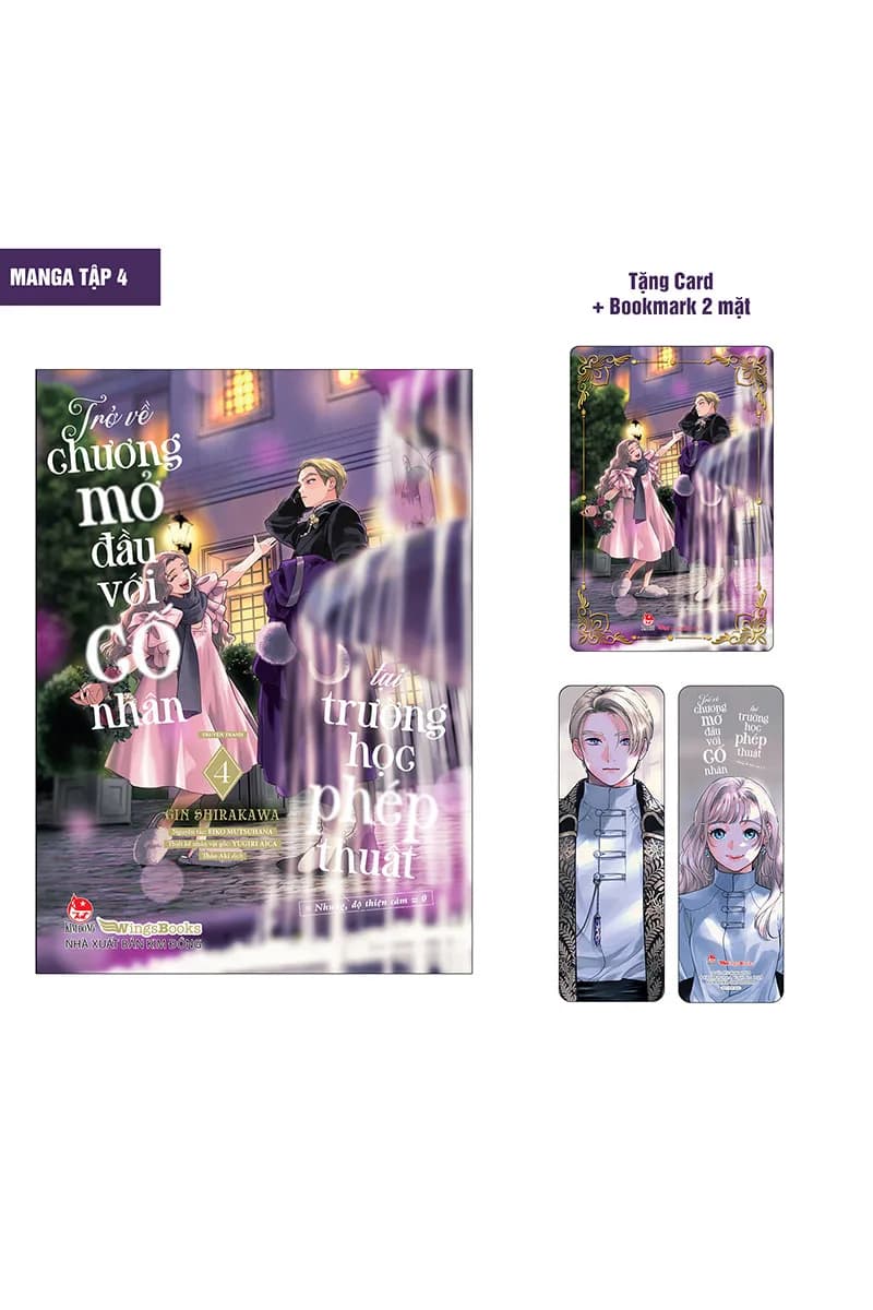 Bìa Trở Về Chương Mở Đầu Với Cố Nhân Tại Trường Học Phép Thuật - Tập 4 - Tặng Kèm Card + Bookmark 2 Mặt