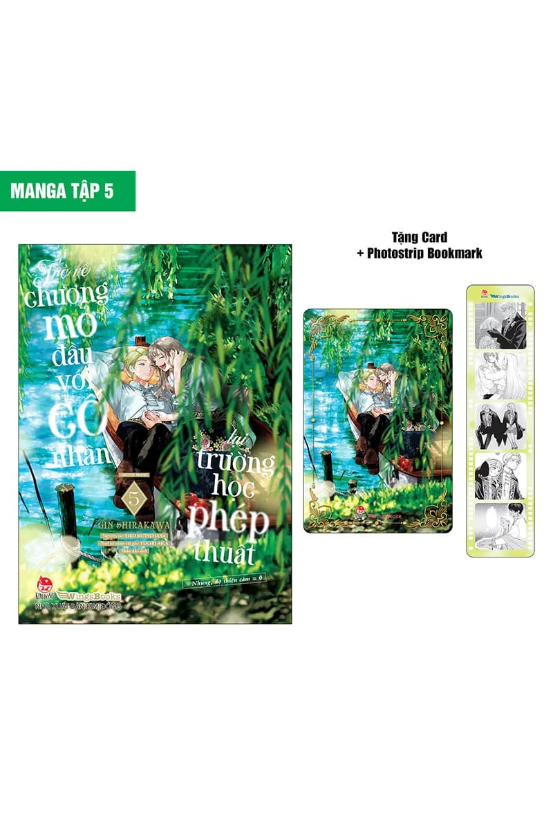 Bìa Trở Về Chương Mở Đầu Với Cố Nhân Tại Trường Học Phép Thuật - Tập 5 - Tặng Kèm Card + Photostrip Bookmark