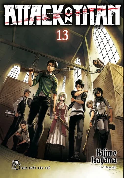Attack On Titan - Tập 13 - ảnh đúng phiên bản từ NXB Trẻ