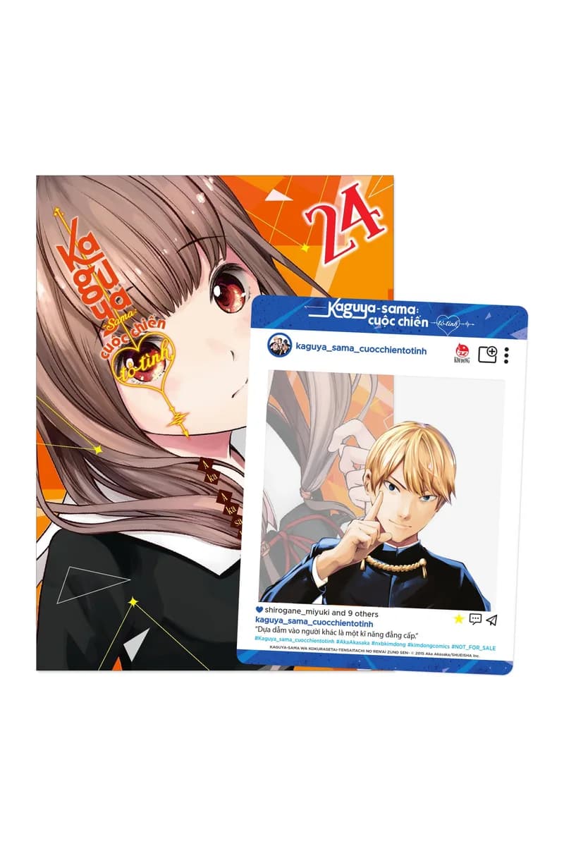 Kaguya-sama: Cuộc Chiến Tỏ Tình - Tập 24 - Tặng Kèm SNS Card - ảnh đúng phiên bản