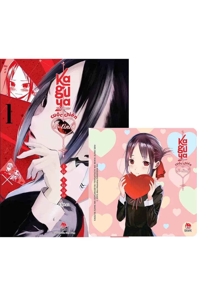 Kaguya-sama: Cuộc Chiến Tỏ Tình - Tập 1 - Tặng Kèm Lót Ly - ảnh đúng phiên bản
