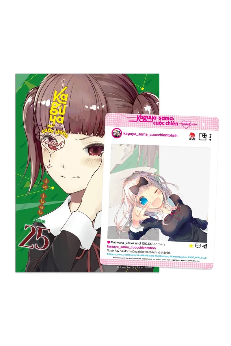 Kaguya-sama: Cuộc Chiến Tỏ Tình - Tập 25 - Tặng Kèm SNS Card - ảnh đúng phiên bản