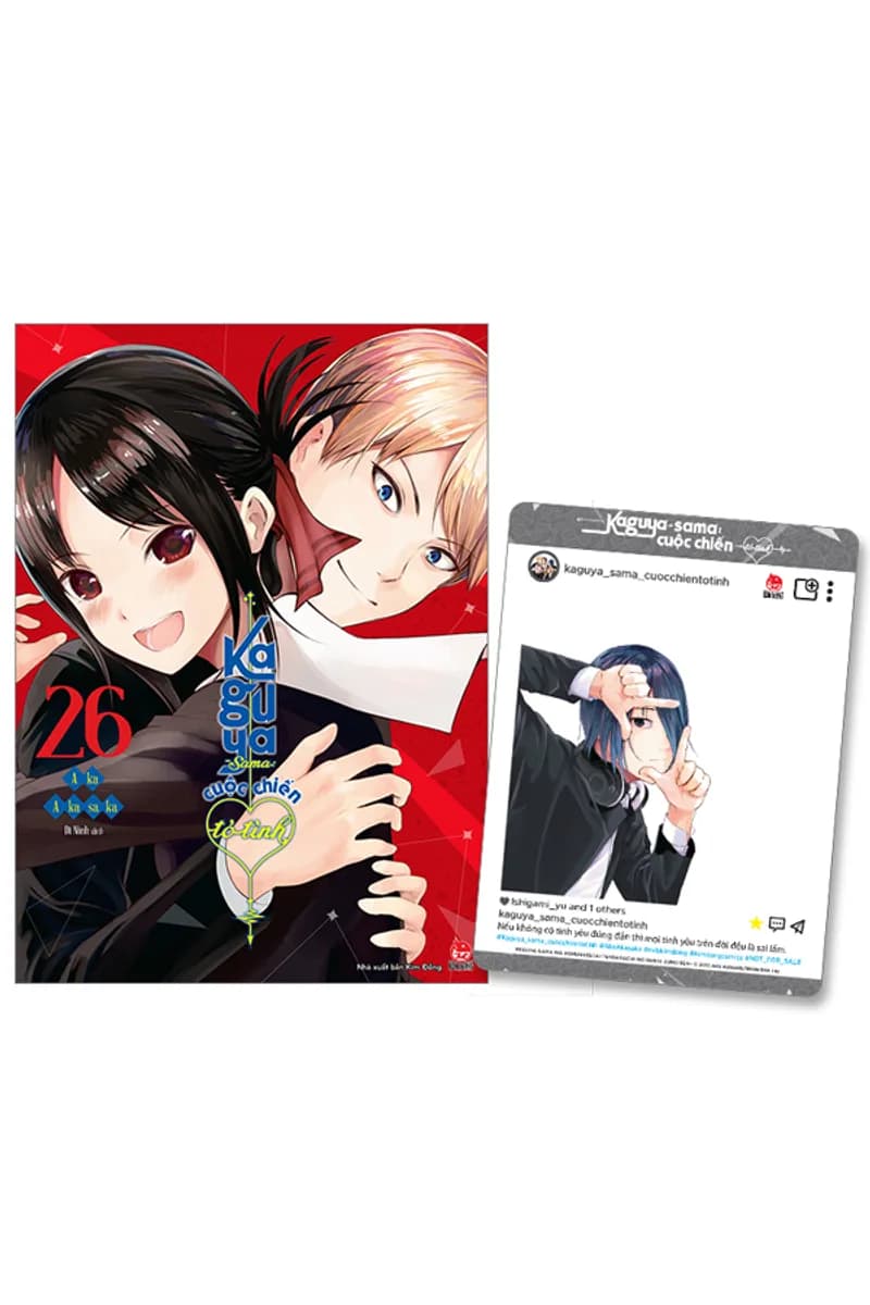 Kaguya-sama: Cuộc Chiến Tỏ Tình - Tập 26 - Tặng Kèm SNS Card - ảnh đúng phiên bản