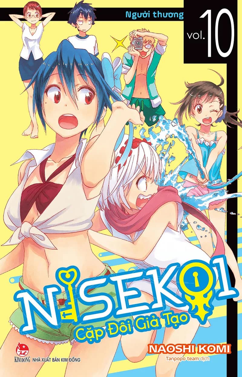 Nisekoi - Cặp đôi giả tạo - Tập 10 - ảnh đúng phiên bản từ NXB Kim Đồng
