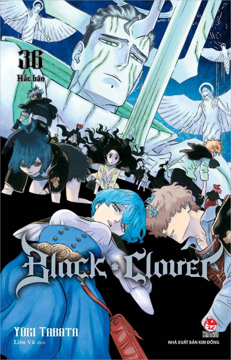 Black Clover - Tập 36 - ảnh bìa chính thức từ NXB Kim Đồng