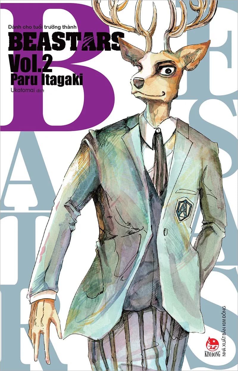 BEASTARS - Tập 2 - ảnh đúng phiên bản từ NXB Kim Đồng