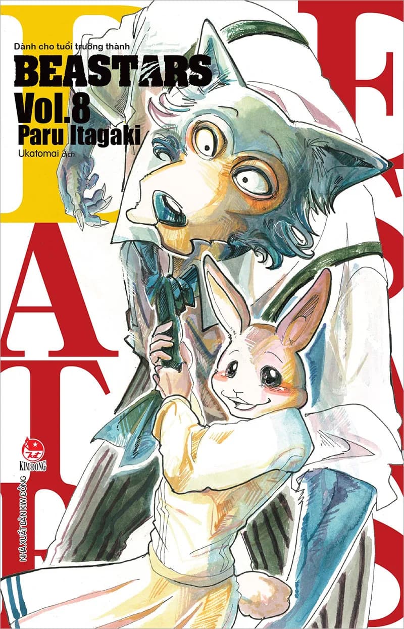 BEASTARS - Tập 8 - ảnh đúng phiên bản từ NXB Kim Đồng