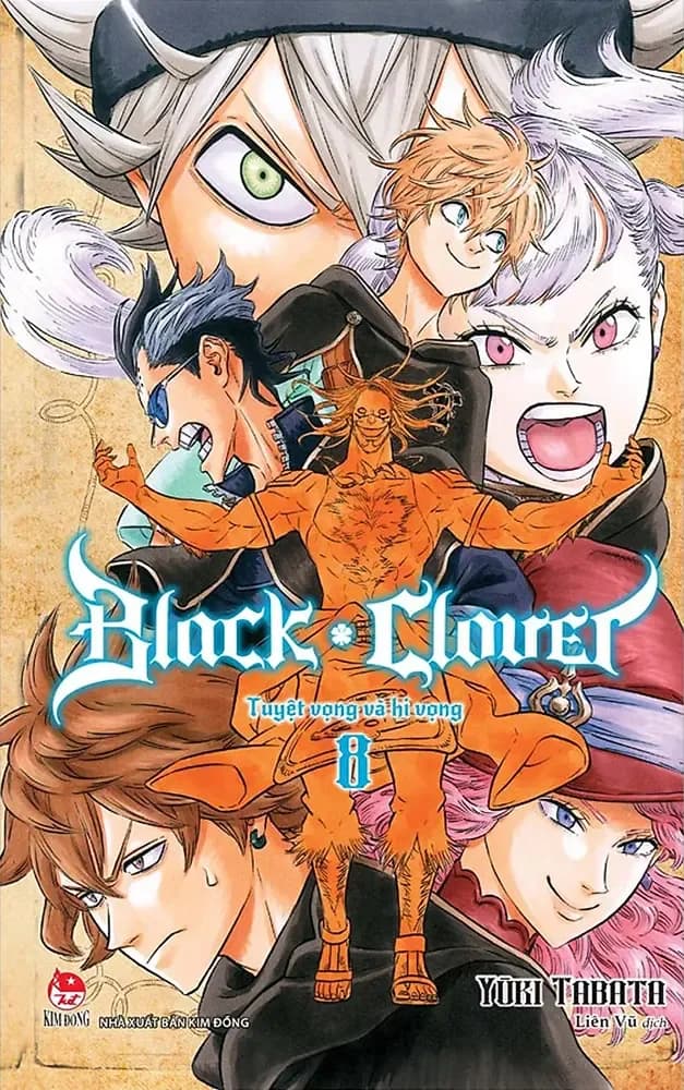 Black Clover - Tập 8 - ảnh đúng phiên bản từ Thư viện bìa manga Việt Nam