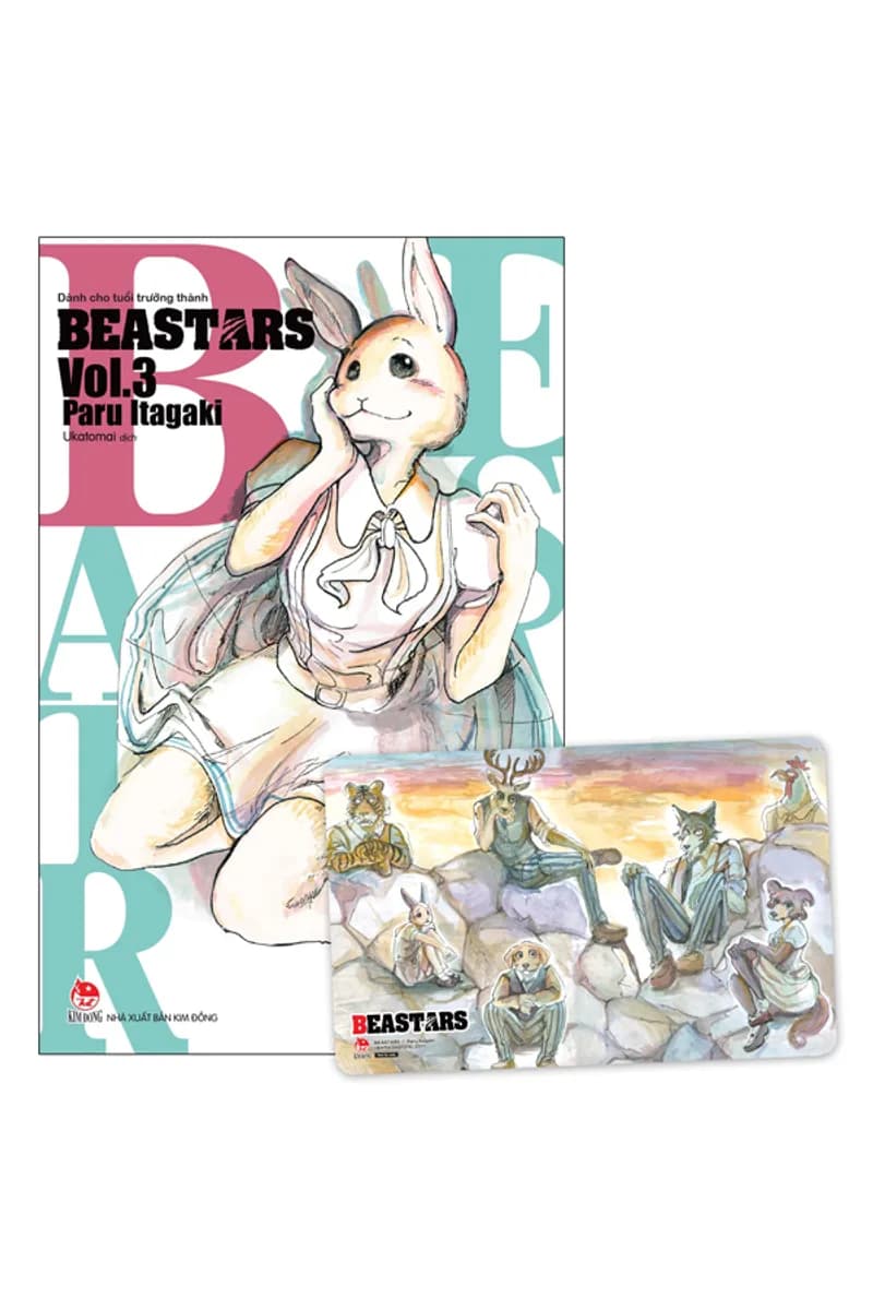 Beastars - Tập 3 - Tặng Kèm Card Nhựa - ảnh đúng phiên bản từ Fahasa