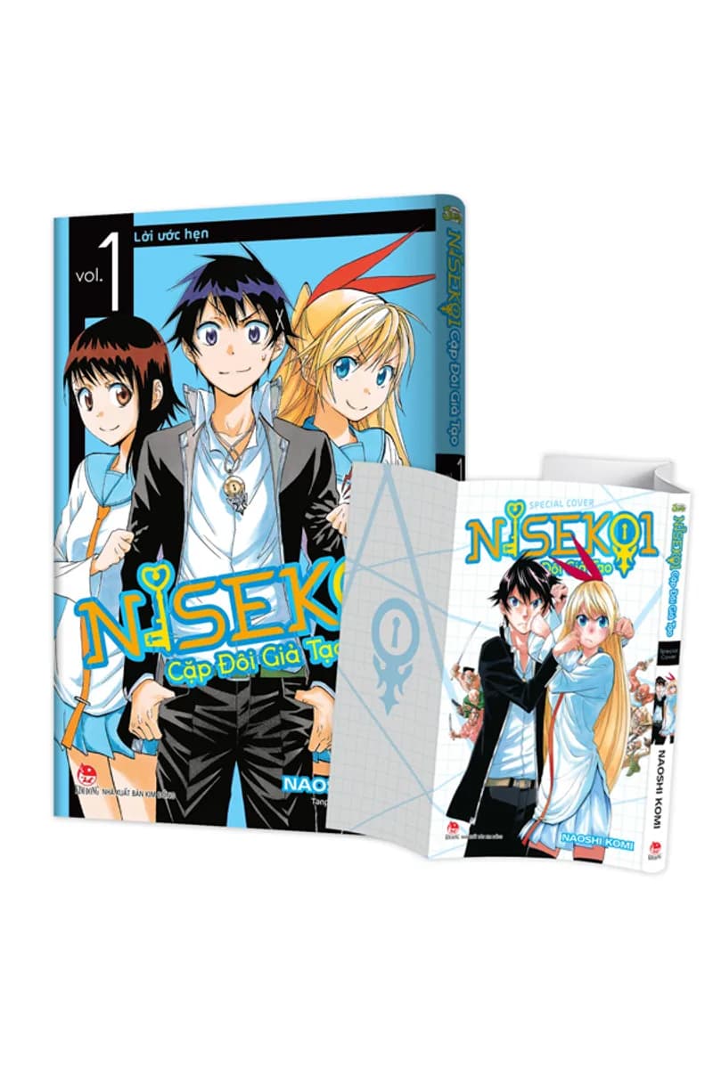Nisekoi - Cặp Đôi Giả Tạo - Tập 1 - Tặng Kèm Special Cover - ảnh đúng phiên bản từ Fahasa / nhà phát hành