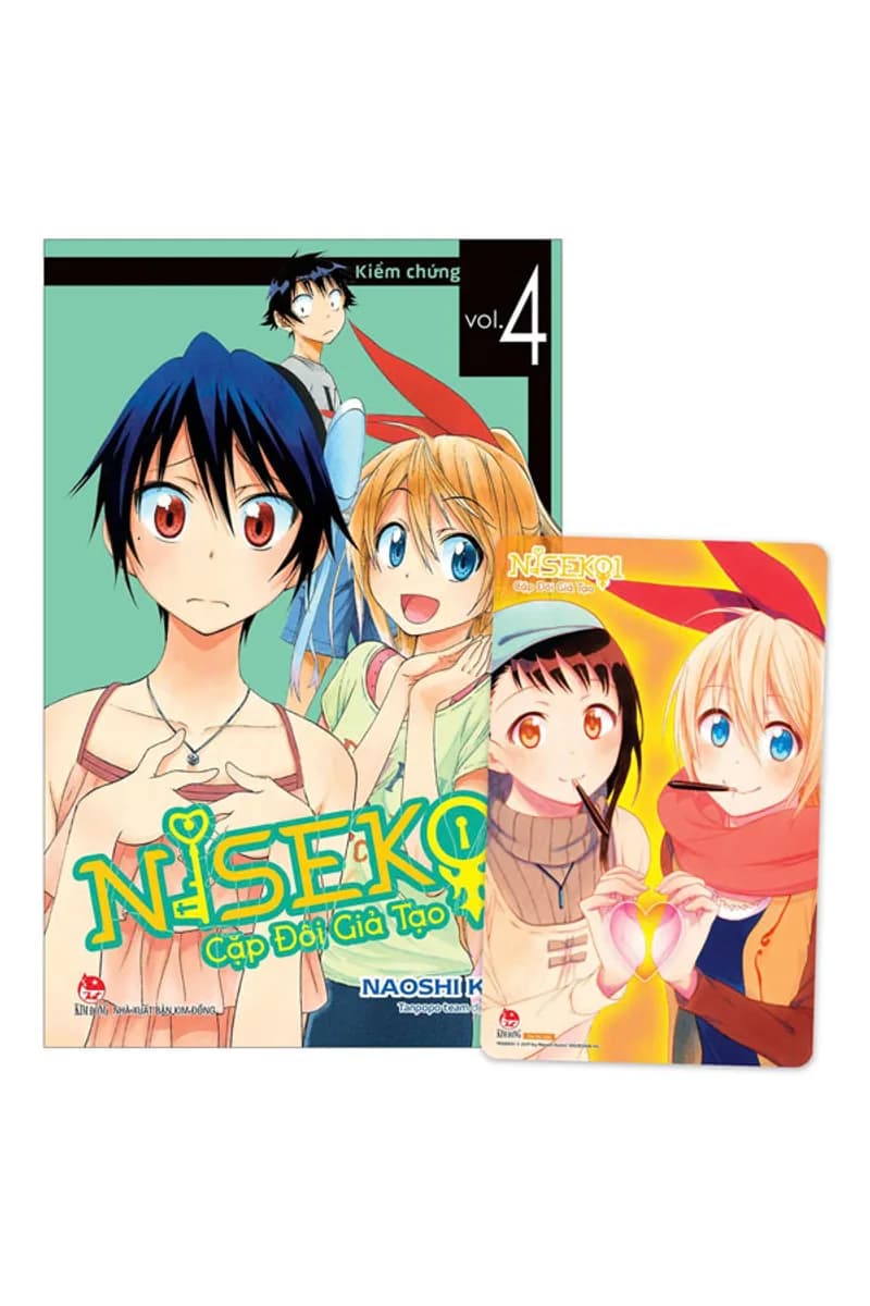 Nisekoi - Cặp Đôi Giả Tạo - Tập 4 - Tặng Kèm Card PVC - ảnh đúng phiên bản từ Fahasa / nhà phát hành