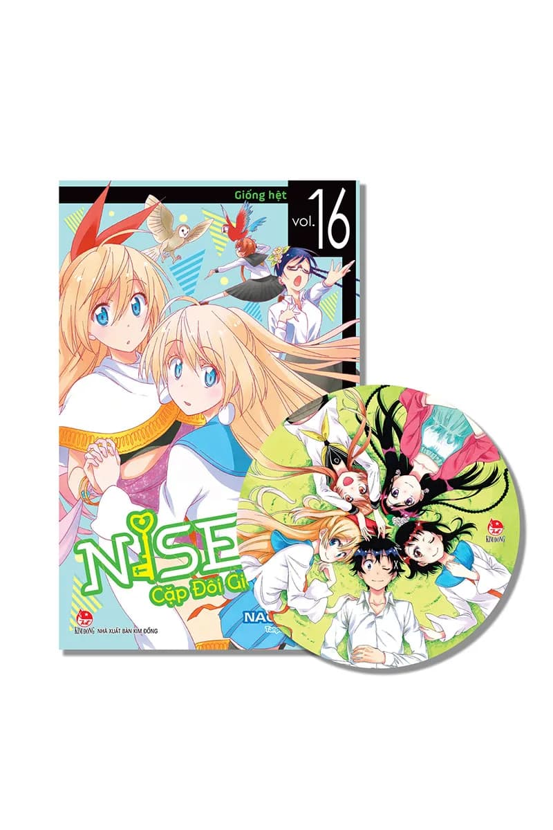 Nisekoi - Cặp Đôi Giả Tạo - Tập 16 - Tặng Kèm Lót Ly - ảnh đúng phiên bản từ Fahasa / nhà phát hành