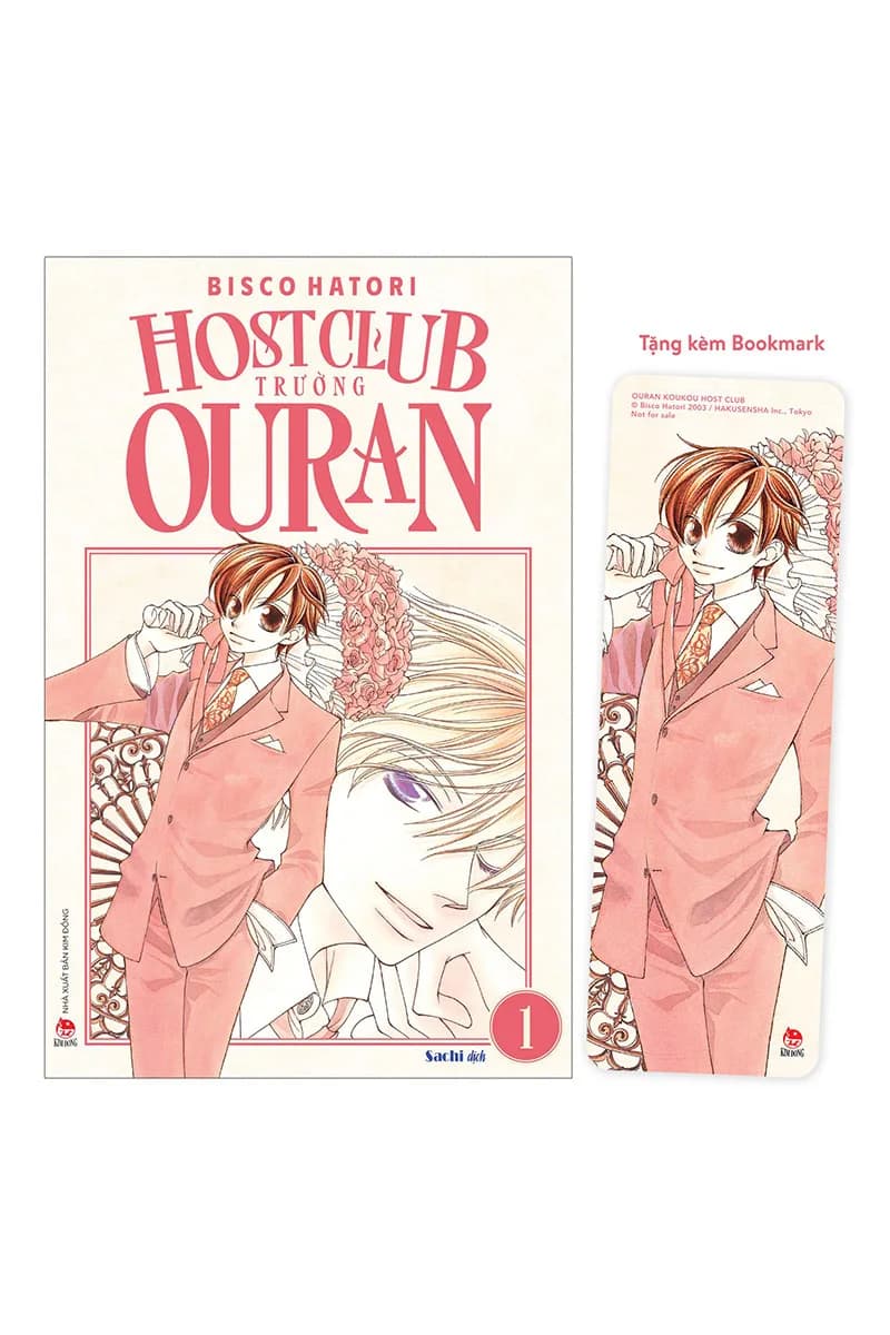 Host Club Trường Ouran - Tập 1 - Tặng Kèm Bookmark Ivory - ảnh đúng phiên bản từ NXB Kim Đồng