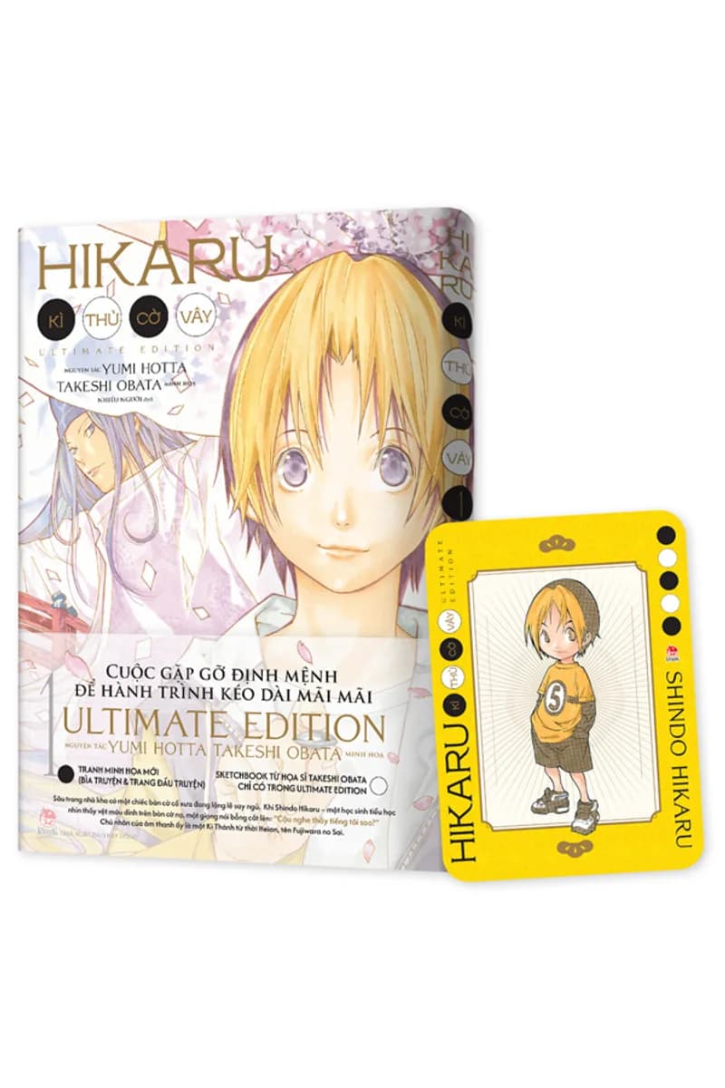 Hikaru - Kì Thủ Cờ Vây - Ultimate Edition - Tập 1 - Tặng Kèm Card Nhân Vật - ảnh đúng phiên bản từ Fahasa / nhà phát hành
