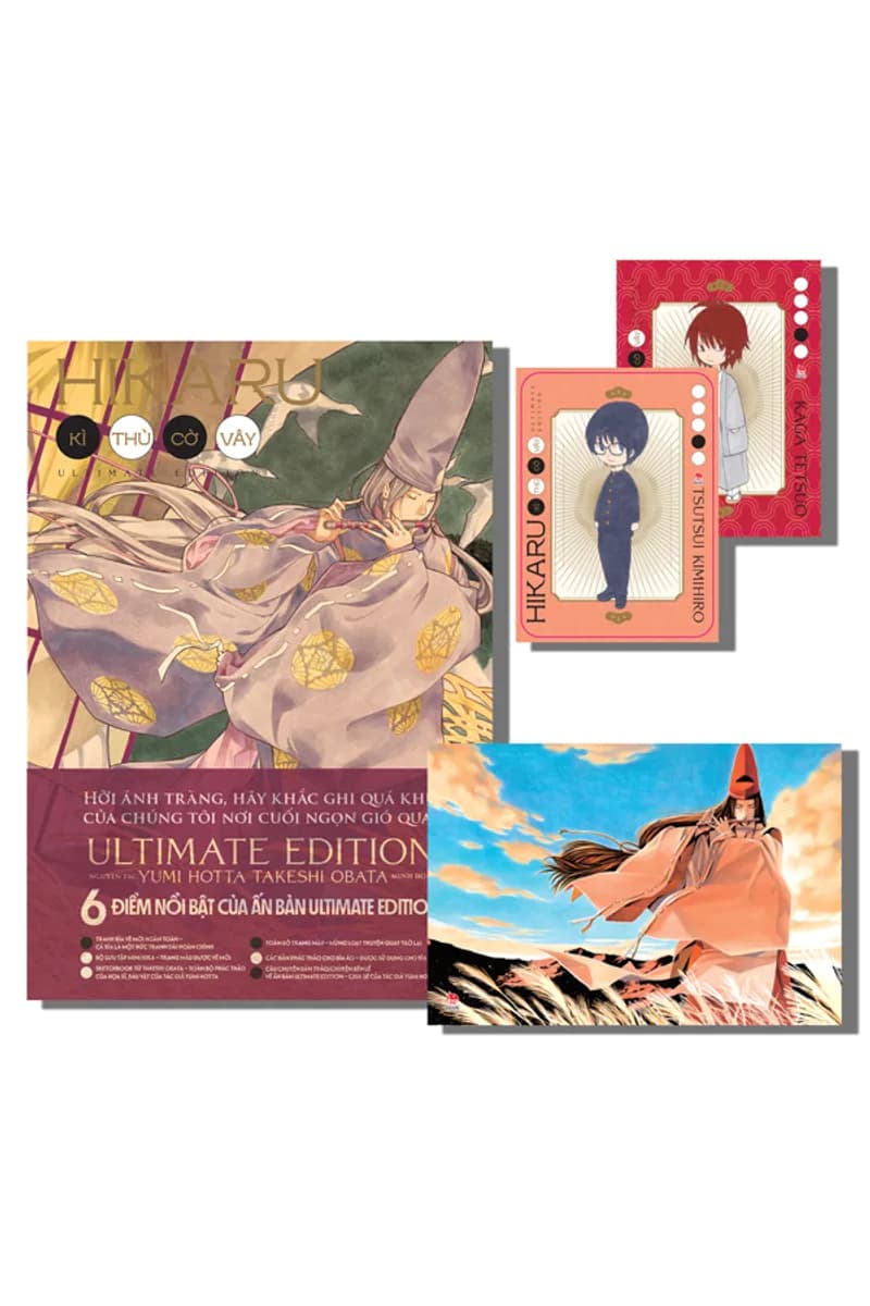 Hikaru - Kì Thủ Cờ Vây - Ultimate Edition - Tập 4 - Tặng Kèm 2 Character Card + Postcard - ảnh đúng phiên bản từ Fahasa / nhà phát hành