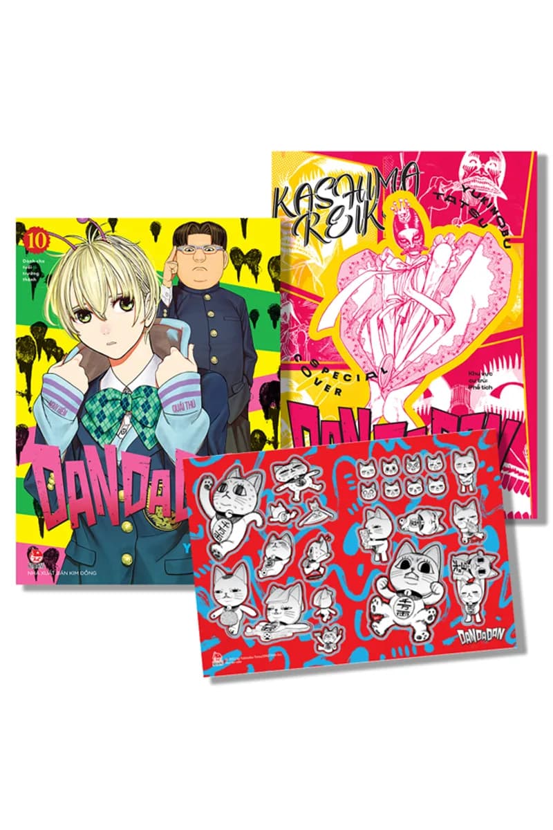 Dan Da Dan - Tập 10 - Tặng Kèm Special Cover + Bảng Sticker - ảnh đúng phiên bản từ Fahasa / nhà phát hành