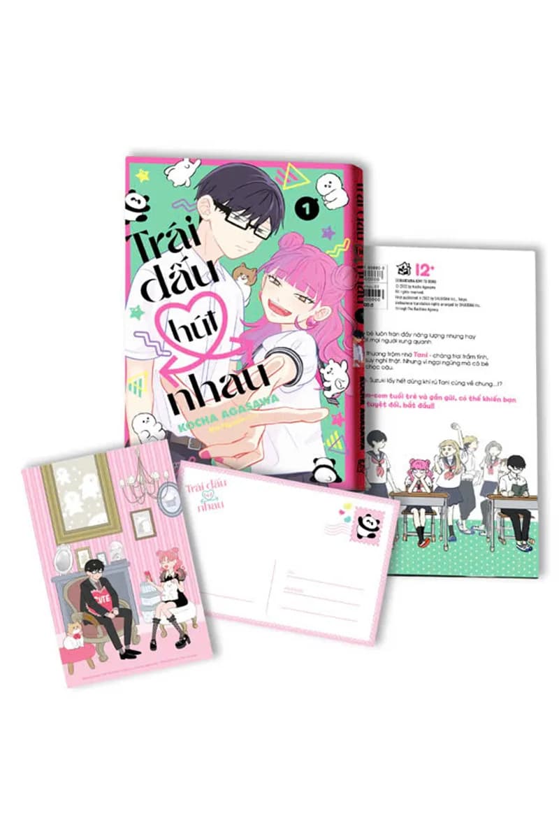 Trái Dấu Hút Nhau - Tập 1 - Tặng Kèm Postcard - ảnh đúng phiên bản từ Fahasa / nhà phát hành