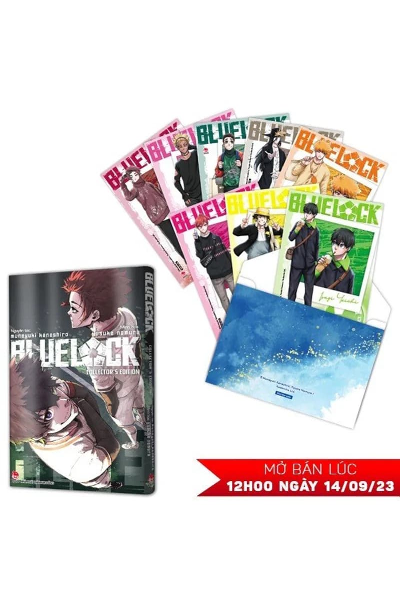 Blue Lock - Tập 15 - Bản Đặc Biệt - Tặng Kèm PVC Jacket + Set Postcard - ảnh đúng phiên bản từ Fahasa / nhà phát hành