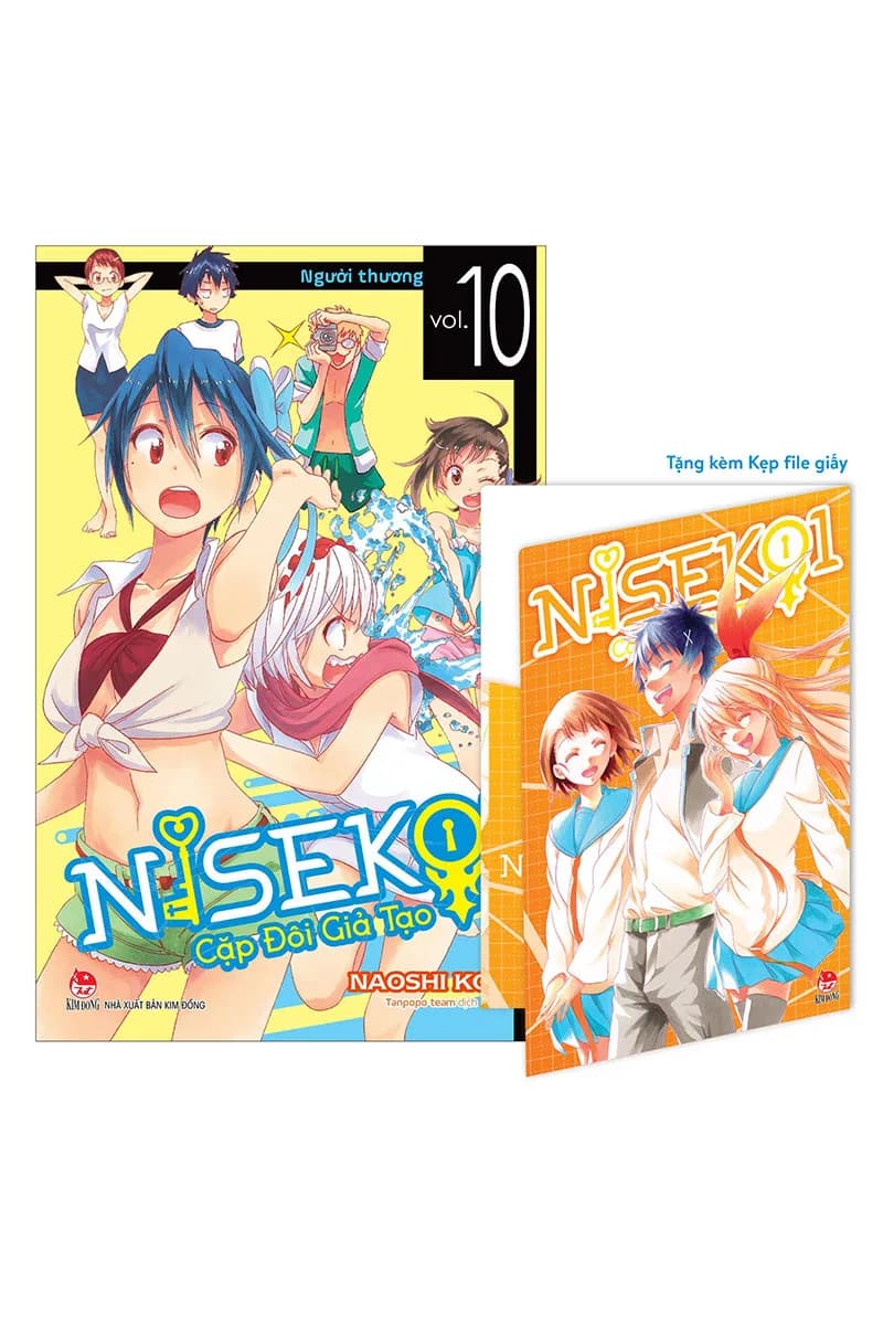 Nisekoi - Cặp Đôi Giả Tạo - Tập 10 - Tặng Kèm Kẹp File Giấy - ảnh đúng phiên bản từ NXB Kim Đồng