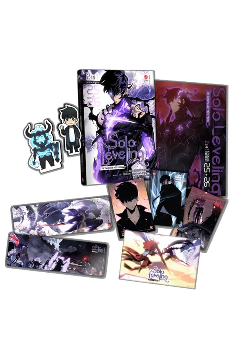 Bìa Solo Leveling - Tôi Thăng Cấp Một Mình - Boxset Tập 25 + 26 Special Edition (2 in 1)