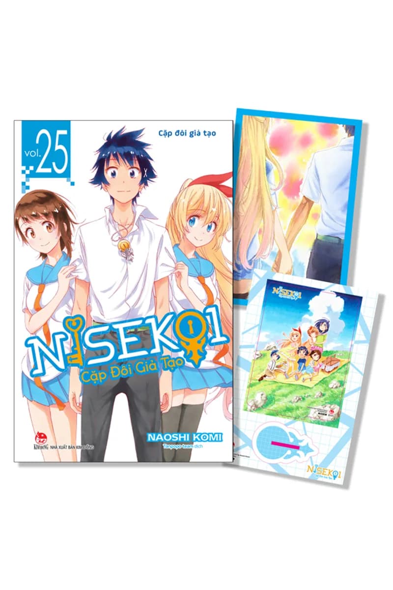 Nisekoi - Cặp Đôi Giả Tạo - Tập 25 - Tặng Kèm Standee + Shikishi - ảnh đúng phiên bản từ Fahasa