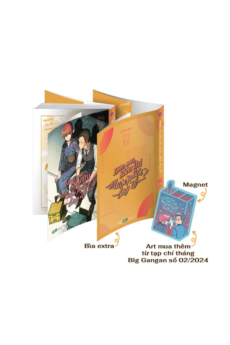 Hiên Sau Siêu Thị Muộn Phiền Bay Đi - Tập 6 - Bản Đặc Biệt - Tặng Kèm Bìa Extra + Fridge Magnet - ảnh đúng phiên bản