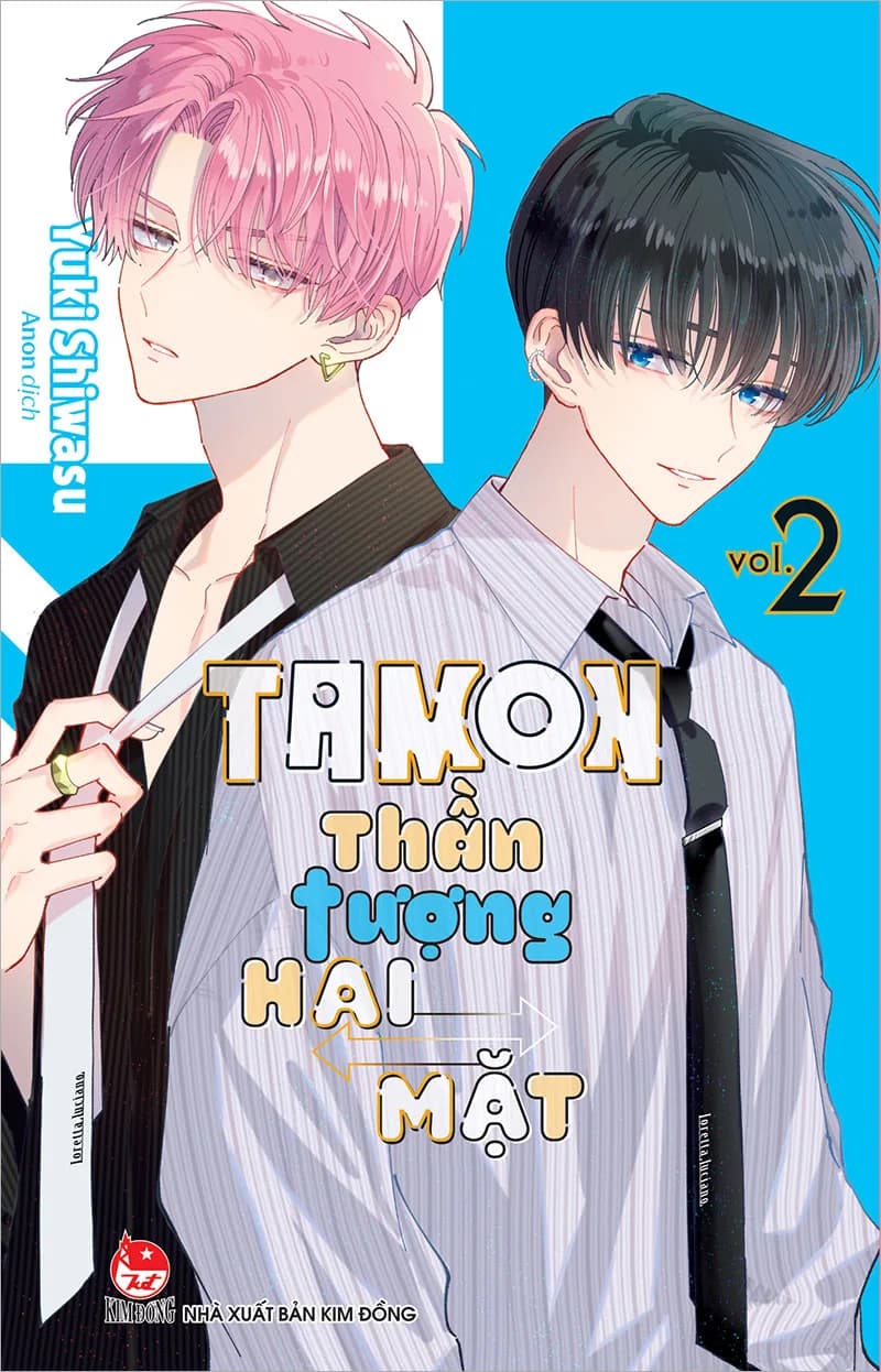Tamon - Thần Tượng Hai Mặt - Tập 2 - ảnh đúng phiên bản từ NXB Kim Đồng