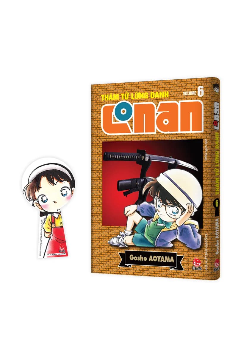 Bìa Thám Tử Lừng Danh Conan - Tập 6 - Bản Nâng Cấp - Tặng Kèm Bookmark