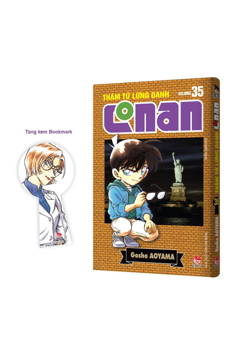 Bìa Thám Tử Lừng Danh Conan - Tập 35 - Bản Nâng Cấp - Tặng Kèm Bookmark