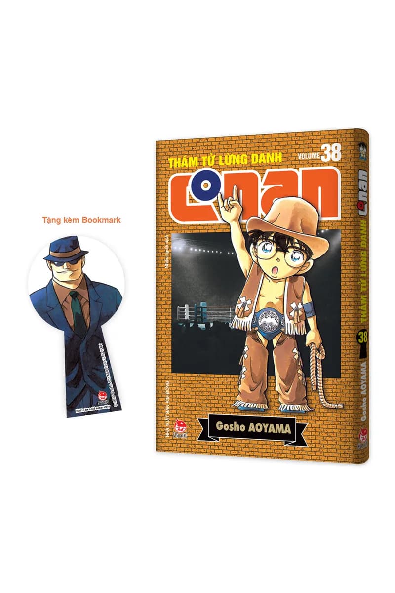 Bìa Thám Tử Lừng Danh Conan - Tập 38 - Bản Nâng Cấp - Tặng Kèm Bookmark