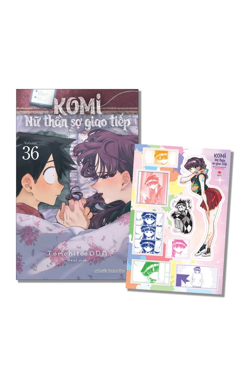 Komi - Nữ Thần Sợ Giao Tiếp - Tập 36 - Tặng Kèm Bảng Sticker - ảnh đúng phiên bản